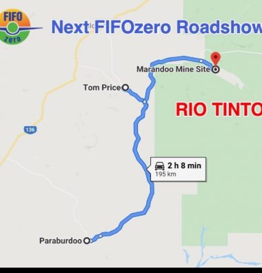 On the road for Mental Health, with FIFOzero presenting for up to 1000 FIFO workers within a few weeks.